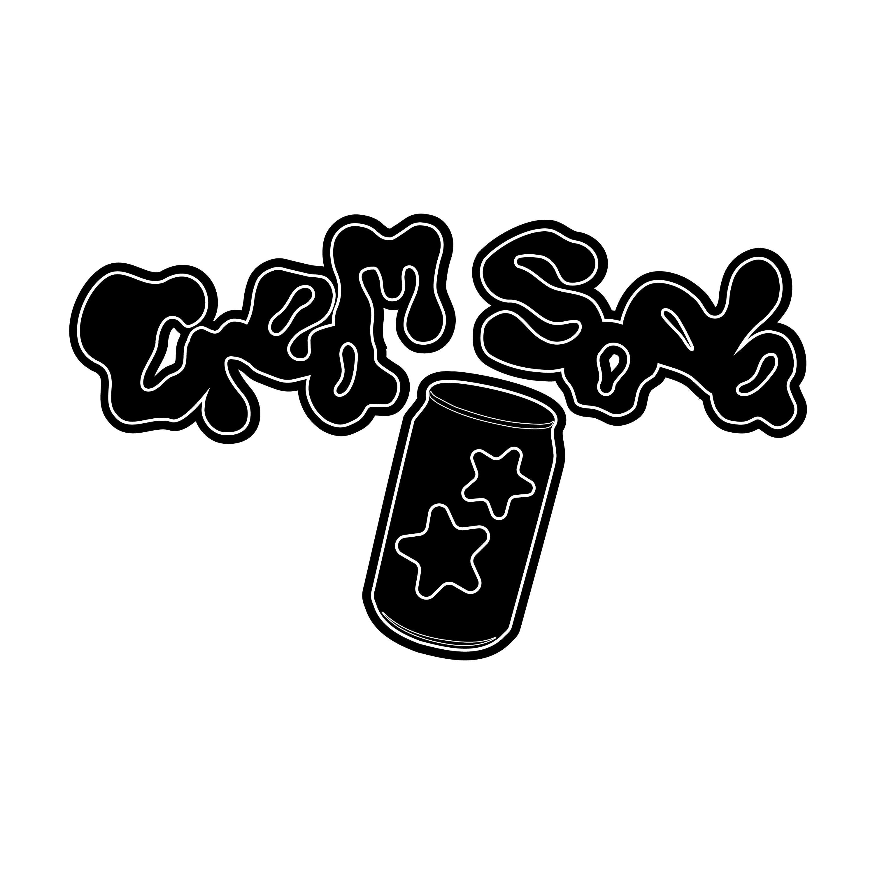 CreamSoda Boys soda can design